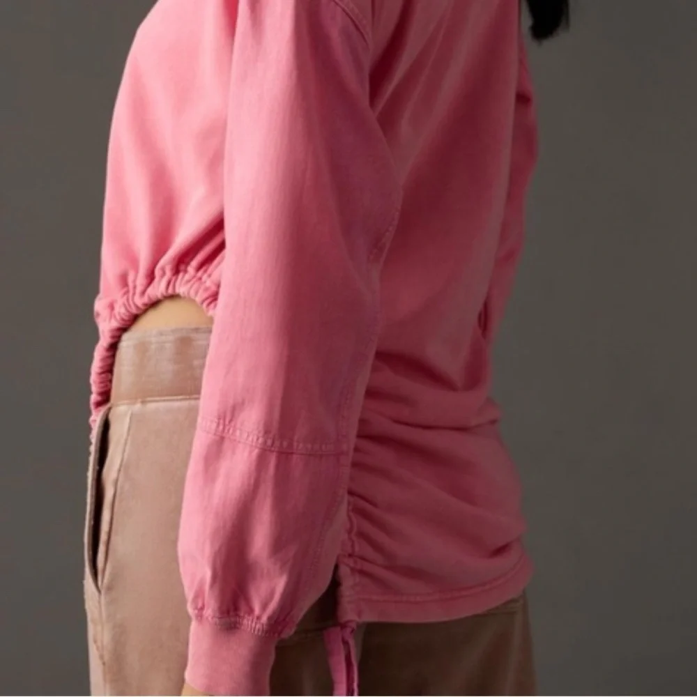 Daily Practice Anthropologie Citadel Pink Pullover Sweatshirt Small - Picture 3 of 9